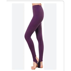 Ladies High Waist Thick Leggings - Black