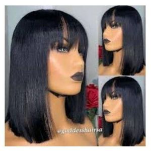 GODDESS Short FRINGE BOB WIGS