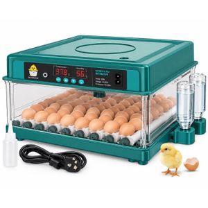 Automatic Egg Hatching Incubator – Digital Temperature & Humidity Monitor, Egg Turner with Water Trays