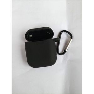For AirPodds 1/2 Bluetooth Earphone Protective Case -Black