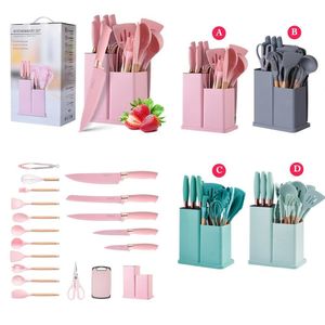 19PCS High Grade Kitchenware Silicone Kitchen Utensils Set