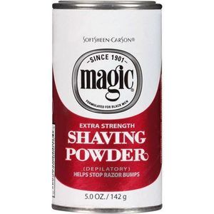 Magic Extra Strength Shaving Powder – Smooth, Bump Free Shave for Men