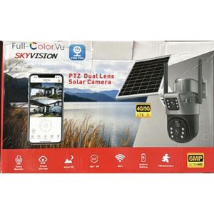 Sky Vision 6MP PTZ Dual Lens Solar Camera