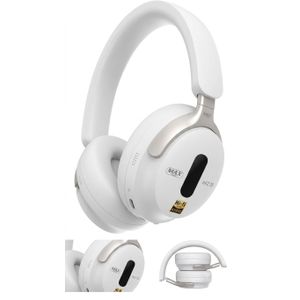 AKZ 25 Wireless Bluetooth 5.3 Over-Ear Headphones, Foldable Hi-Fi Stereo Headset with Built-in Microphone, TF Card Slot, AUX Input, and USB-C Charging