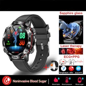 Health Blood Lipid Uric Acid Monitor Sports Watch Smart ECG+PPG