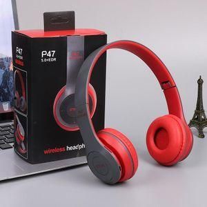 P47 5.0 Wireless Bluetooth Stereo Foldable Headphone