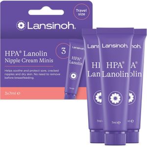 Lansinoh Lanolin Nipple Cream - 3 x 7ml