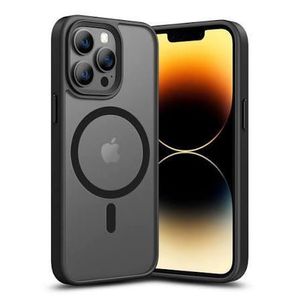 iPhone 13 Pro Anti-Slip MagSafe Magnetic Shockproof Case(Black)