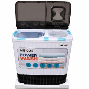 Nexus 7.5kg Power Wash Twin Tub Washing Machine