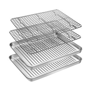 PC Non-Stick Tiered Cooling Racks