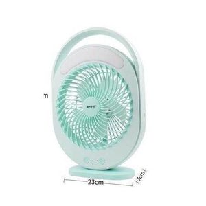 Kamisafe Rechargeable table fan with LED light