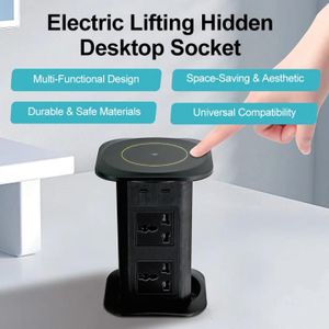 Automatic Pop up Outlet Socket Recessed Retractable Intelligent Power Charging Station