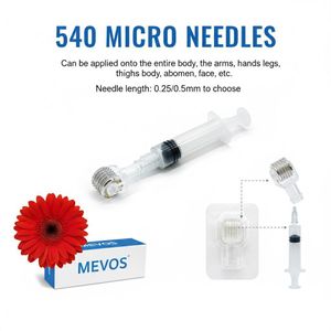 Winwolf Hydra Roller 540 Microneedle Serum Applicator – Professional Skin Repair & Anti-Aging System 0.25mm 0.5mm