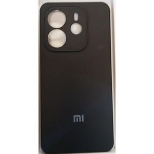Redmi Note 14 4g Silicone Back case cover black