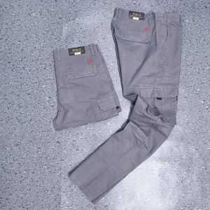 Trendy Baggy Chino Trouser-Grey
