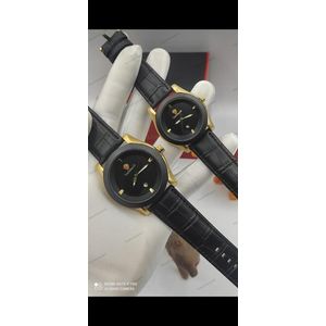 Lookworld Casual Unique Men’s Brown Leather Strap Wrist Watch