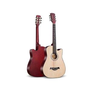 Acoustic Guitar With Accessories - Natural (38 inches)ge