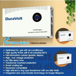 Duravolt 5000watts wall mounted stabilizer -AVR
