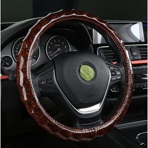 Universal Wood Grain Car Steering Wheel Cover – Luxury Formica Finish Anti-Slip Grip Guard