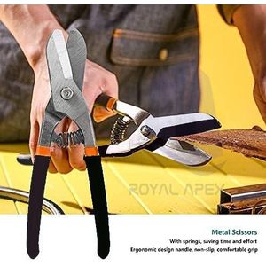Metal Sheet Cutter Metal Cutter  Manual Steel Tin Snips Metal Shears Sheet Metal Cutting Scissors Shears for Industry