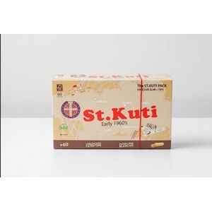 Kutis St Kuti Kingsize Slim Raw Rolling Paper + Tips - 60 Leaves