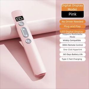 Wireless presenter remote control 2.4G radio frequency USB proctor PPT PPT presentation pointer page-turning pen Slide preview Indicator pen Indicator pen