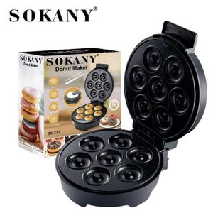 Sokany  Electric Donut Maker -7 Hole Non Stick - Doughnut Machine -Black