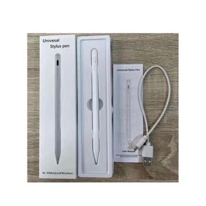Universal Rechargeable Stylus Pen for iPad, iPhone, Android Tablets & Windows Touchscreen Laptops – High-Precision Digital Pen for Drawing & Writing