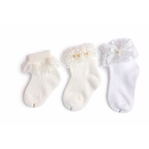 3 Sets Newborn To Toddler Girl Cute Frilly Ruffle Socks
