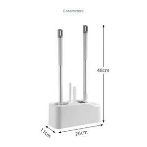 4-in-1 Wall Mounted Toilet Brush & Bathroom Cleaning Set