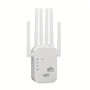 6-Antenna WIFI Signal Enhancer, Wireless Network Extender Repeater