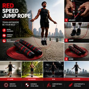 Adjustable Jump Skipping Rope Cable For Adults/Kids