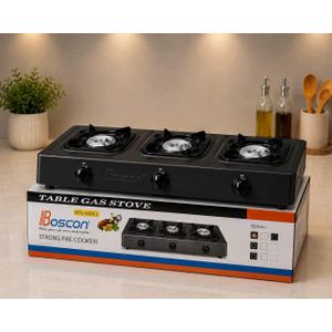  3 Burner stainless Table Top Gas burner 