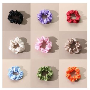 9-in-1 Satin Hair Scrunchies – Soft & Gentle Elastic Hair Bands