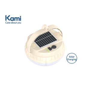 Kami Rechargeable LED Emergency Light Bulb.4000mAh.Solar & Type-C Charging.33 pcs LED.3 Modes.Stepless Dimming.Hook Bulb.Market Stall Light