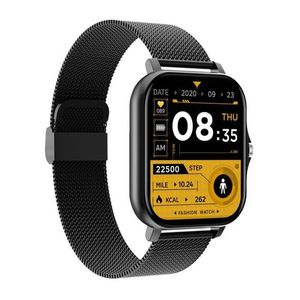 Smart Watch 1.69 Inch Screen Smartwatch Black Strap