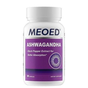 MEOED  Ashwagandha with Black Pepper Extract – Natural Stress Relief, Energy & Mood Support