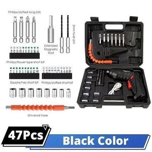 Automatic drilling machine screw driver hand drill - Nail Screwdriver Nuts Power Drill- Black