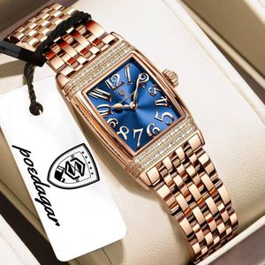 POEDAGAR  Original Quality & Very Beautiful Ladies Gold Chain Wristwatch For Boss Chic