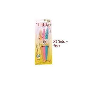 Tinkle Eyebrow Shaper and Facial Hair Razor 3-piece set