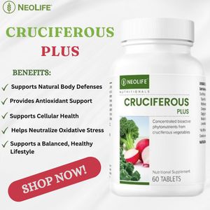 WELLNESS NUTRITION Cruciferous Plus - 60 Tablets (Single) Immune Boosting Supplement