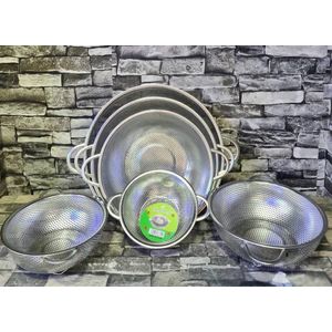 6 Piece Stainless steel Colander / Strainer SetSet 