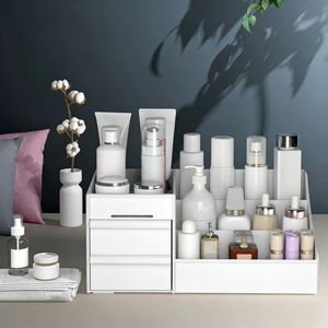 Desktop Cosmetic Organizer for Skincare & Makeup Products