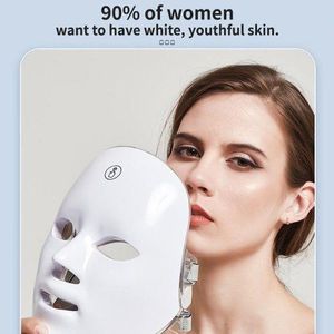 7 Colors LED Light Rejuvenating Facial Skin Beauty Mask