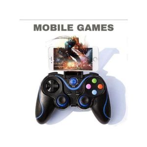 Wireless Vibration Controller Wireless Mobile Game Controller Pad Bluetooth Phone Gamepad Joystick Game Handle With Retractable Phone Holder Clip Compatible For Android /iOS Smartphone