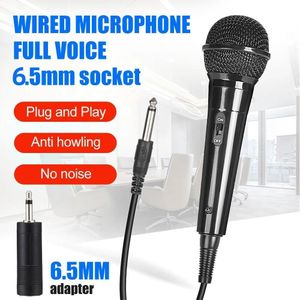 6.5mm Handheld Wired Microphone, Karaoke Microphone, Suitable for Karaoke Parties