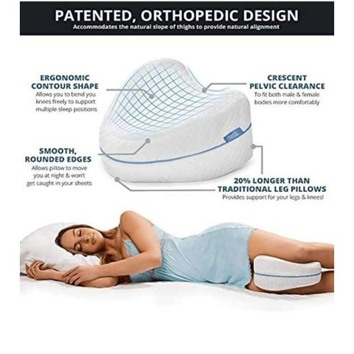 Memory Cotton Leg Pillow Sleeping Orthopedic Sciatica Back Hip Joint Pain  Relief Thigh Leg Pad Cushion Home Memory Foam 