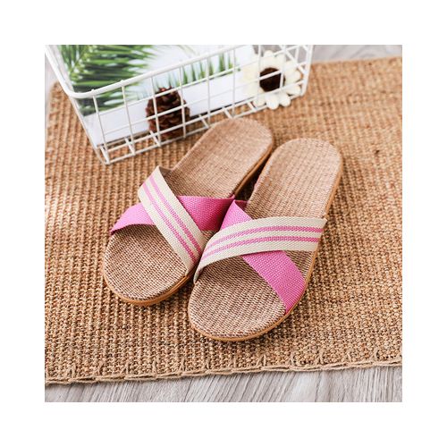 Women Summer Hemp Slippers