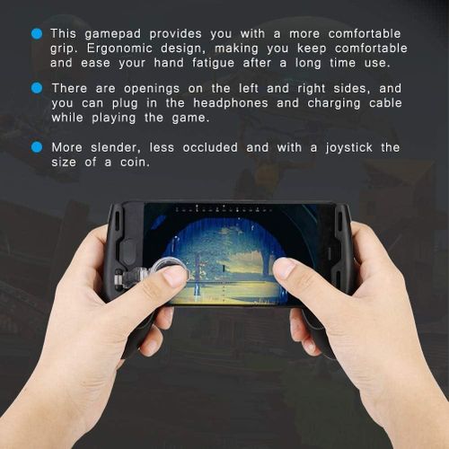 product_image_name-Generic-Joystick Grip Phone Game Controller, 4.5-6.5 inch Mobile Phone Handle Holder, Universal Mobile Phone Gamepad Holder with Extra Replace Button, Ergonomic Design-4