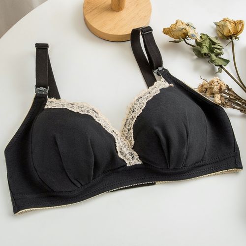 Fashion Cotton Lace Maternity Nursing Bra Underwear Clothes For Pregnant  Women Brazier